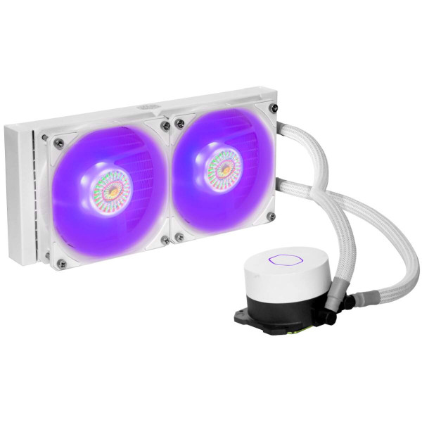 Water Cooler Masterliquid Ml240l V2 Rgb - Amd/intel - 240 Mm - Branco - Mlw-d24m-a18pc-rw